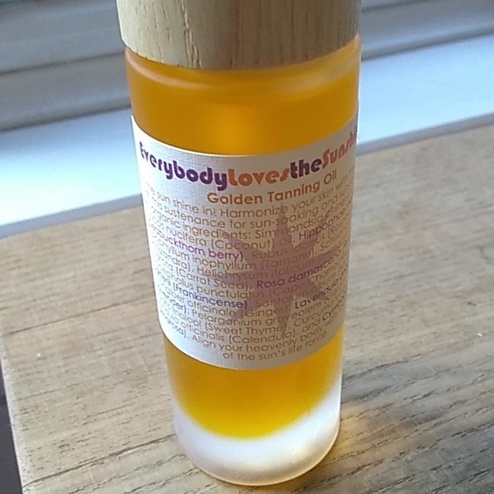 Living Libations Organic Tanning Oil